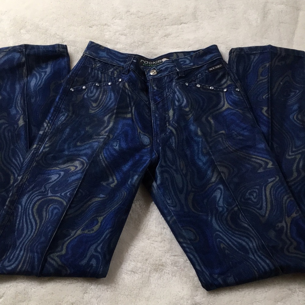 Rockies One Of A KindVintage Western Shimmer Jean